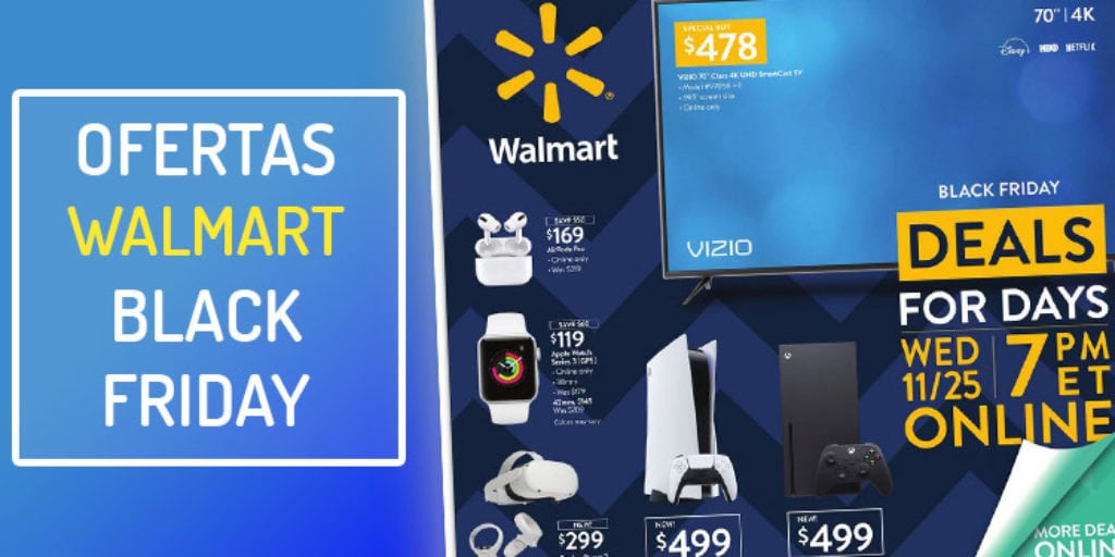 Mejores ofertas de Walmart Black Friday 2022 (+ FOLLETO)