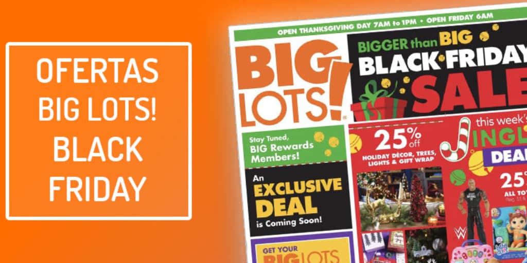 Mejores ofertas de Big Lots! Black Friday 2023 (+ FOLLETO)