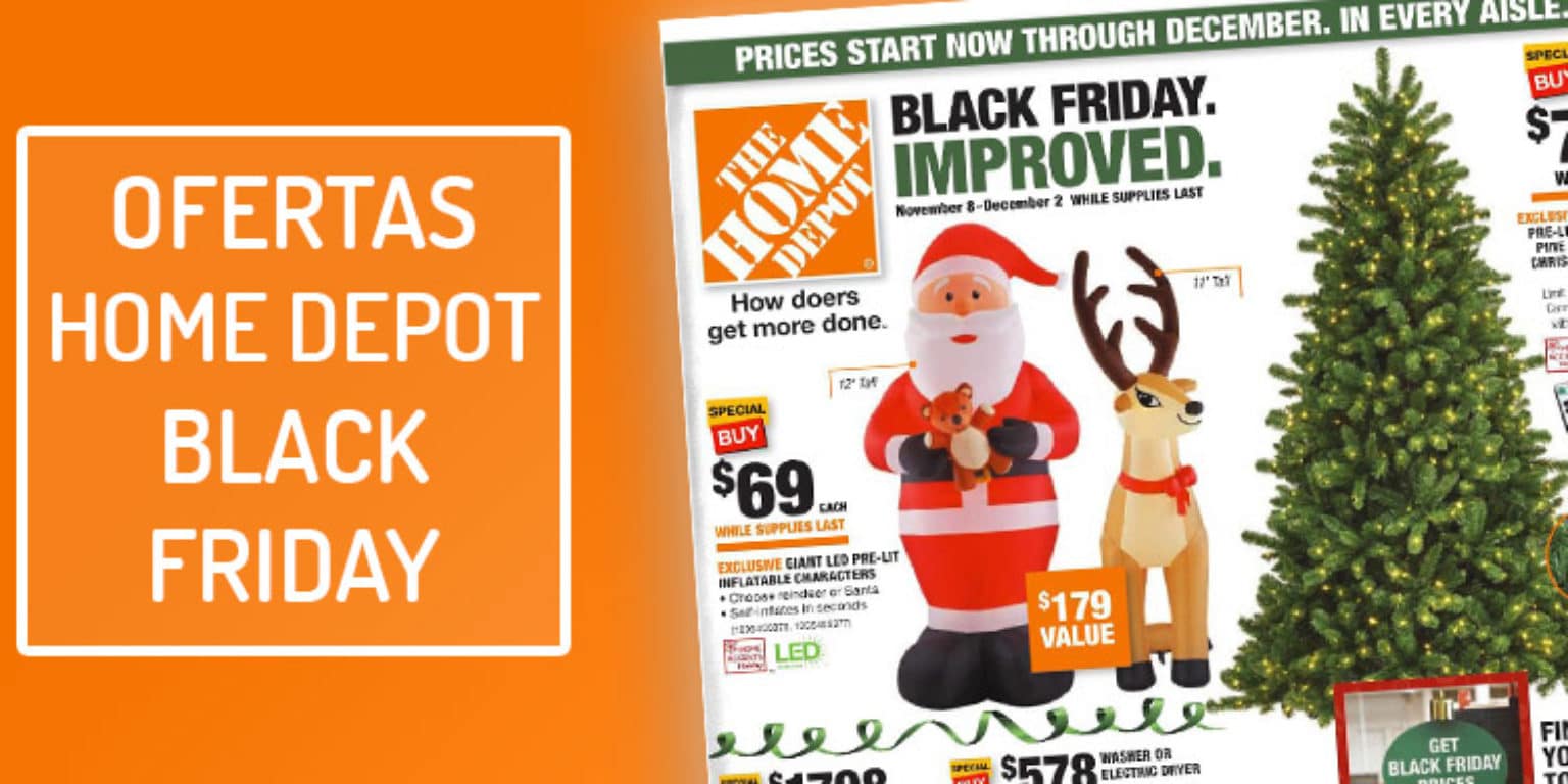 Mejores ofertas de Home Depot Black Friday 2023 (+ FOLLETO)