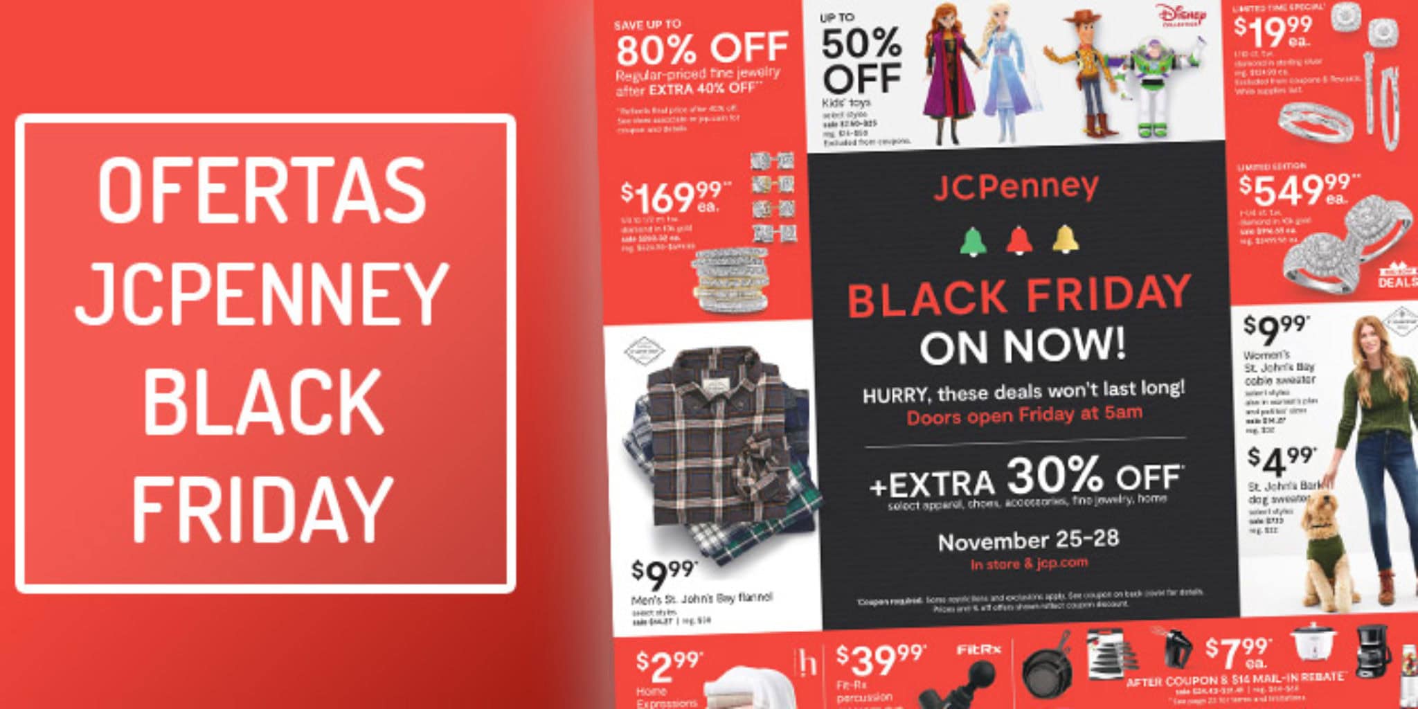 Mejores ofertas de JcPenney Black Friday 2023 (+ FOLLETO)