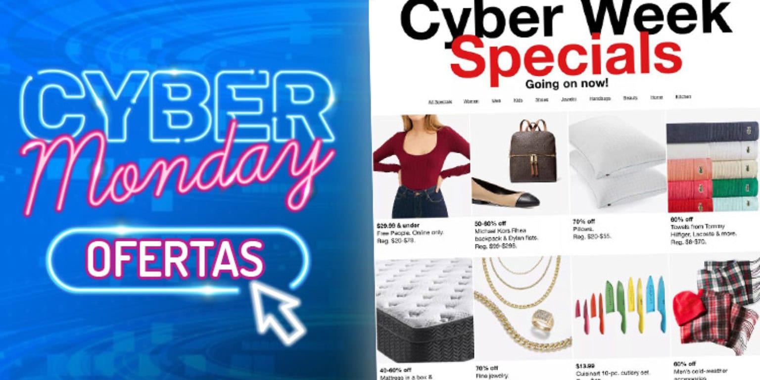 Mejores ofertas de Macy's Cyber Monday 2024 (+ FOLLETO)