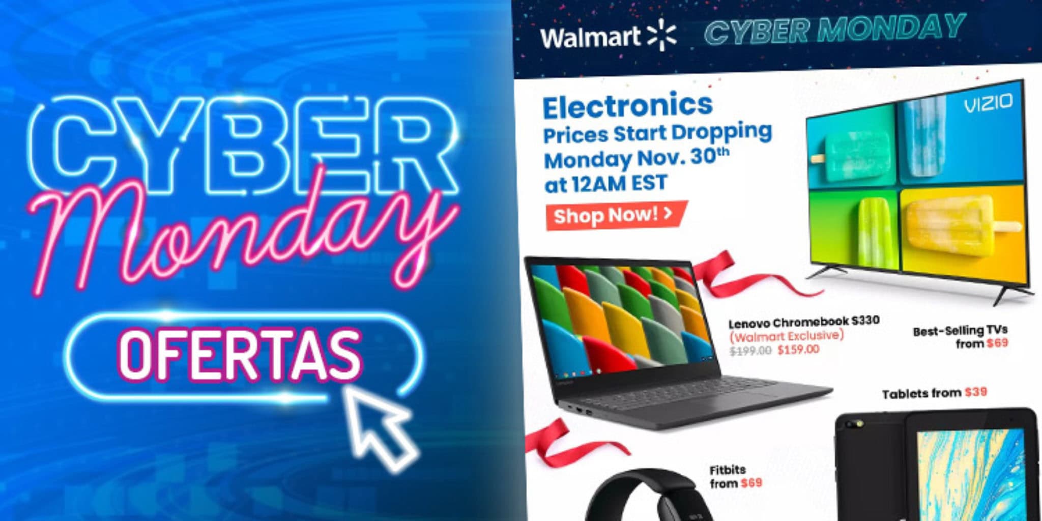 Mejores ofertas de Walmart Cyber Monday 2024 (+ FOLLETO)