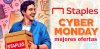 Staples Cyber Monday ofertas lunes cibernetico