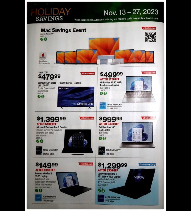 Costco Black Friday 2023 viernes negro ofertas folleto (12)