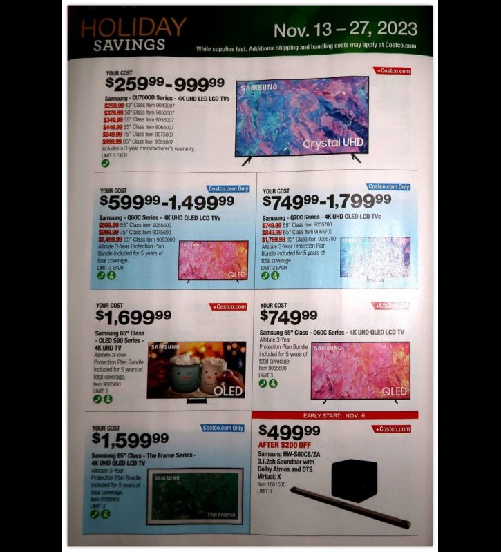 Costco Black Friday 2023 viernes negro ofertas folleto (14)