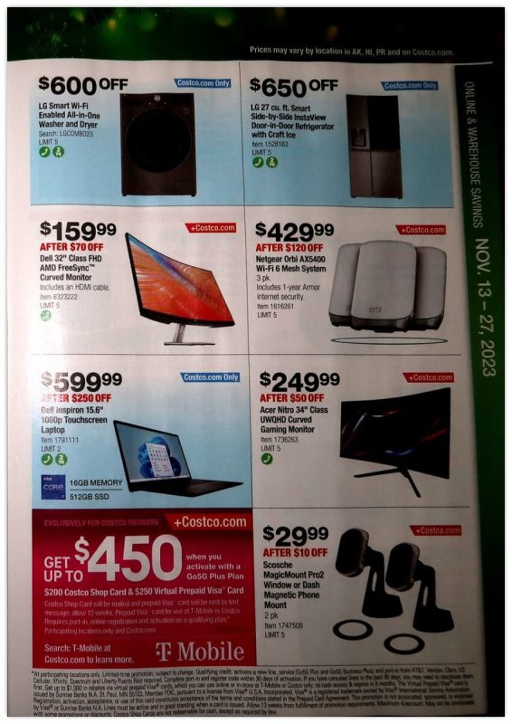 Costco Black Friday 2023 viernes negro ofertas folleto (17)