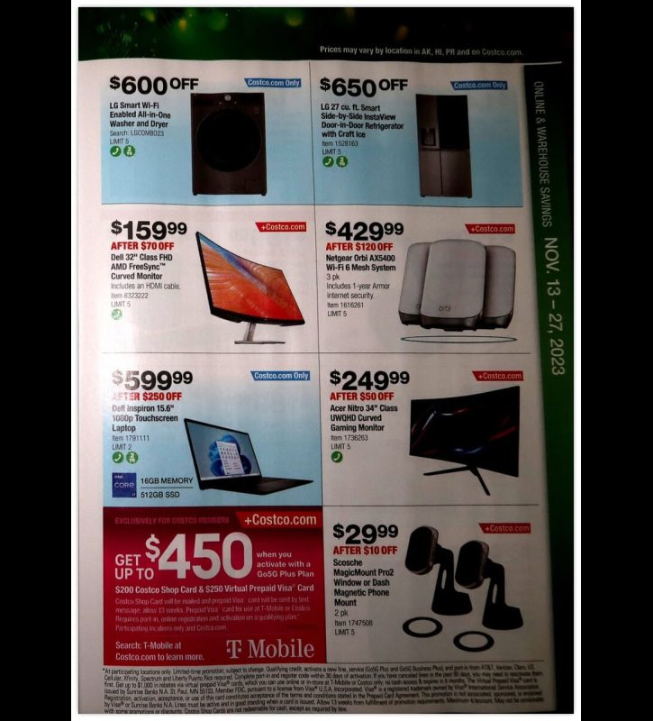 Costco Black Friday 2023 viernes negro ofertas folleto (17)