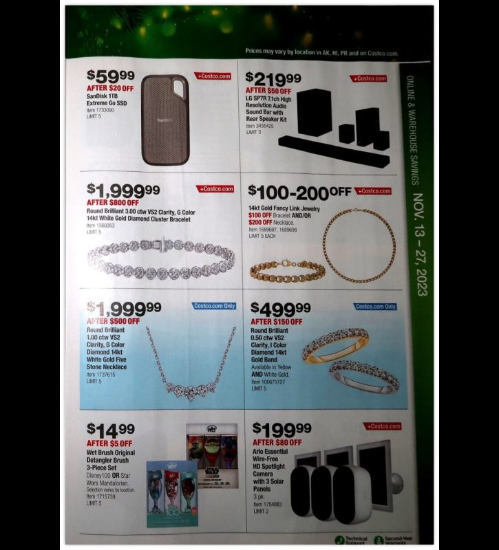 Costco Black Friday 2023 viernes negro ofertas folleto (19)