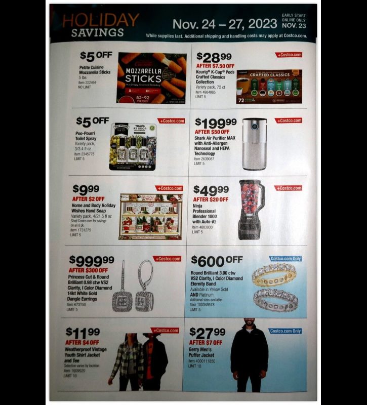 Costco Black Friday 2023 viernes negro ofertas folleto (24)