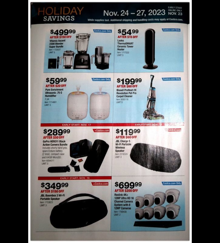 Costco Black Friday 2023 viernes negro ofertas folleto (26)