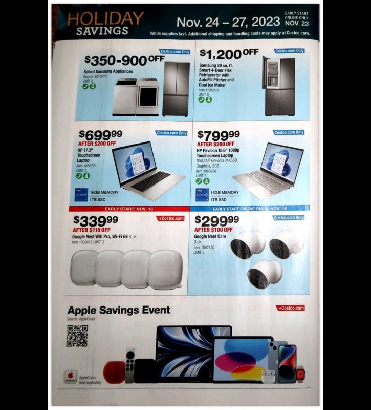 Costco Black Friday 2023 viernes negro ofertas folleto (28)