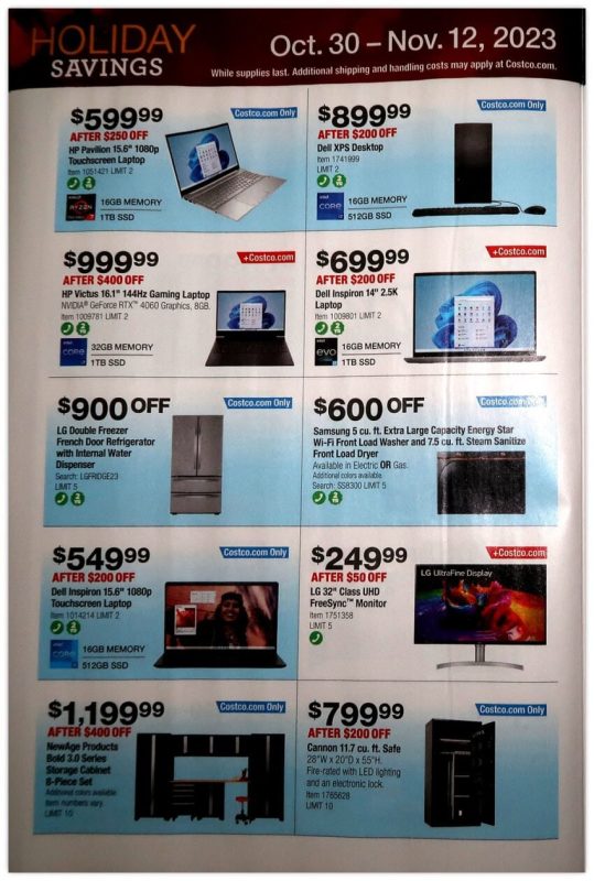 Costco Black Friday 2023 viernes negro ofertas folleto (6)