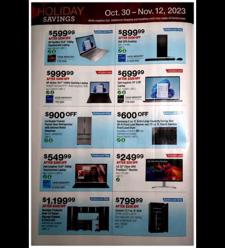 Costco Black Friday 2023 viernes negro ofertas folleto (6)