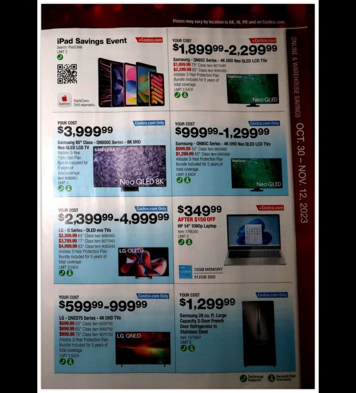 Costco Black Friday 2023 viernes negro ofertas folleto (7)