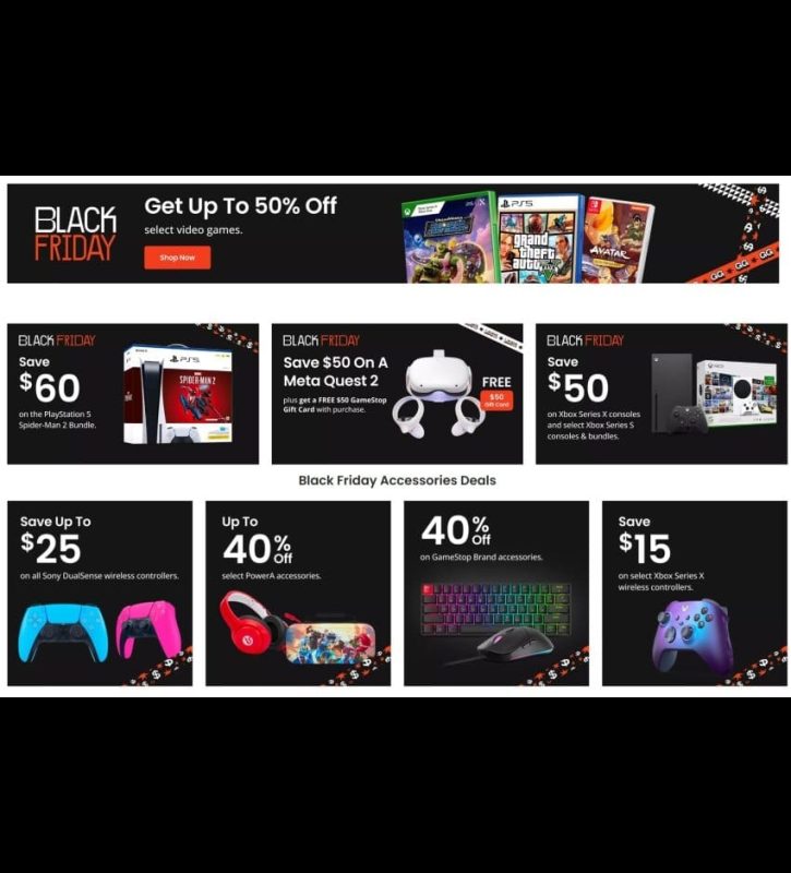 GameStop Black Friday 2023 viernes negro ofertas folleto (1)