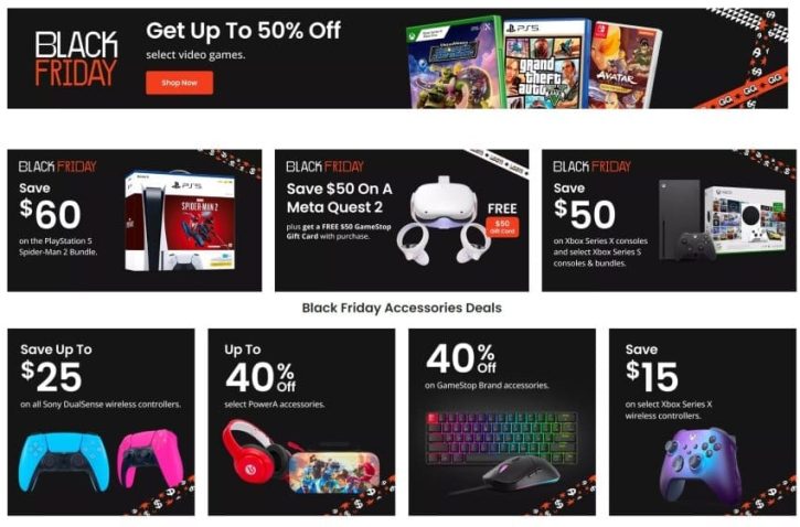 GameStop Black Friday 2023 viernes negro ofertas folleto (1)
