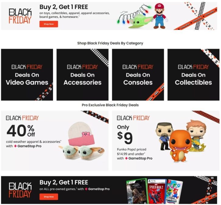 GameStop Black Friday 2023 viernes negro ofertas folleto (2)