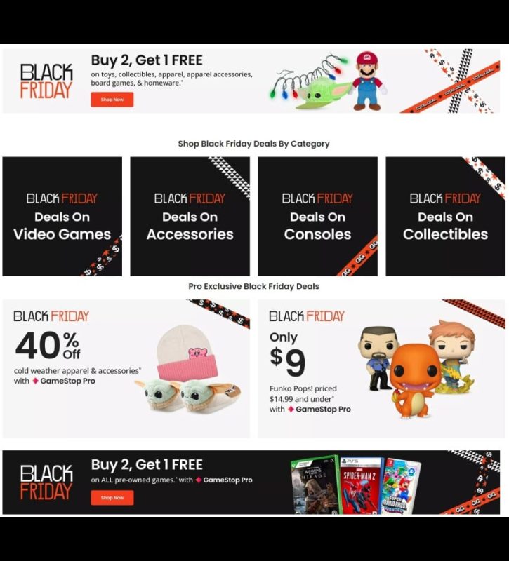 GameStop Black Friday 2023 viernes negro ofertas folleto (2)