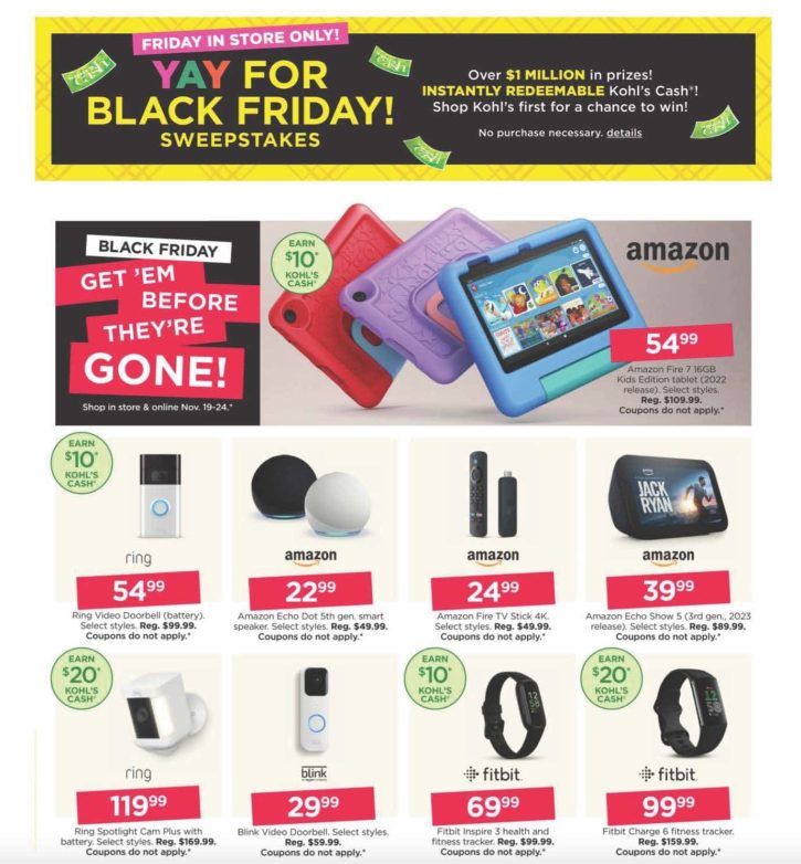 Kohls Black Friday Viernes Negro ofertas Page 03