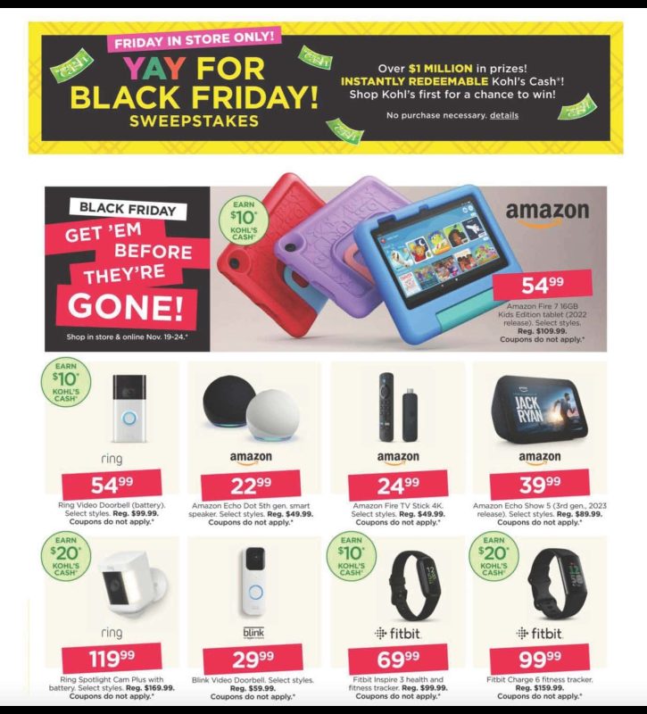 Kohls Black Friday Viernes Negro ofertas Page 03