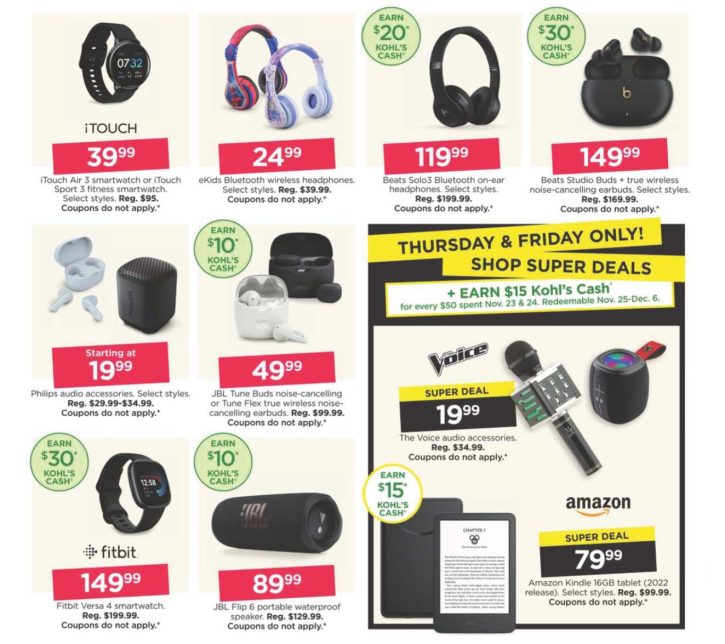 Kohls Black Friday Viernes Negro ofertas Page 04