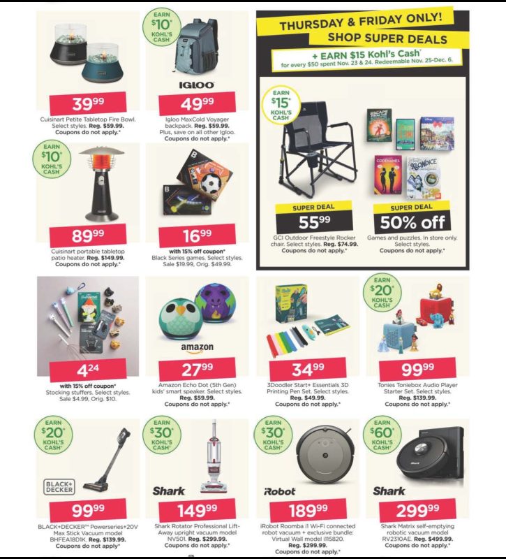 Kohls Black Friday Viernes Negro ofertas Page 12