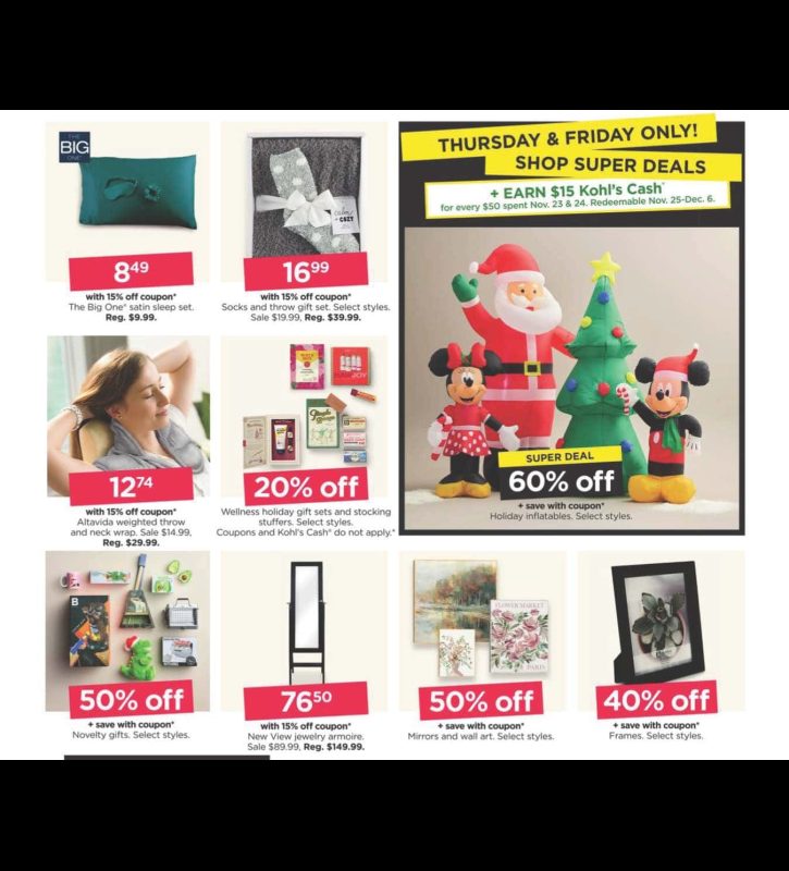 Kohls Black Friday Viernes Negro ofertas Page 21