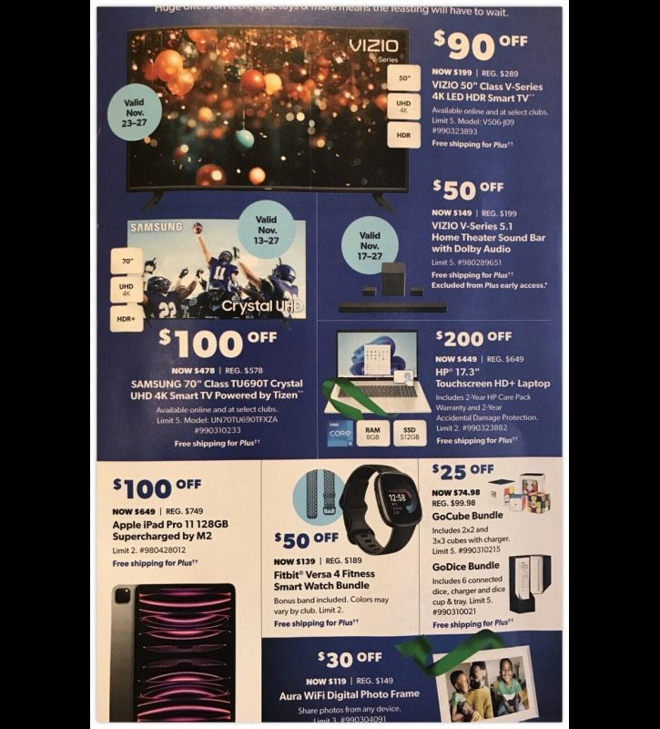 Sams Club Black Friday 2023 viernes negro ofertas folleto (2)