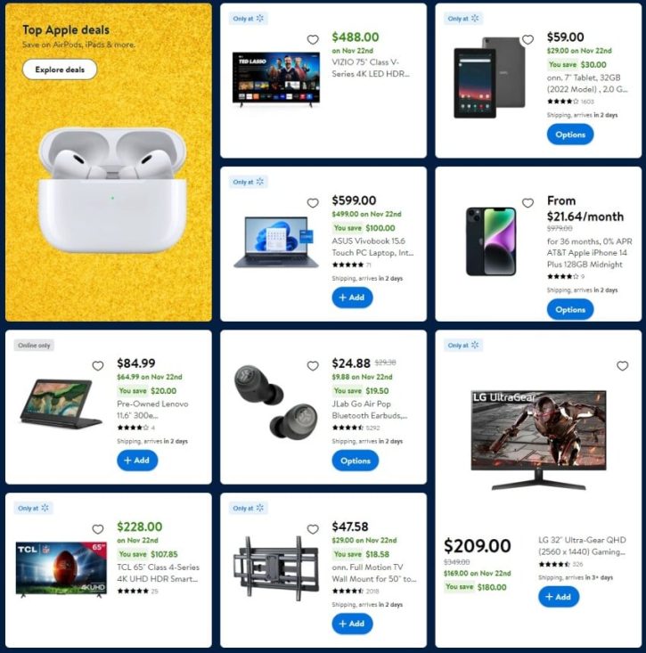 Walmart Black Friday 2023 viernes negro ofertas folleto (22)