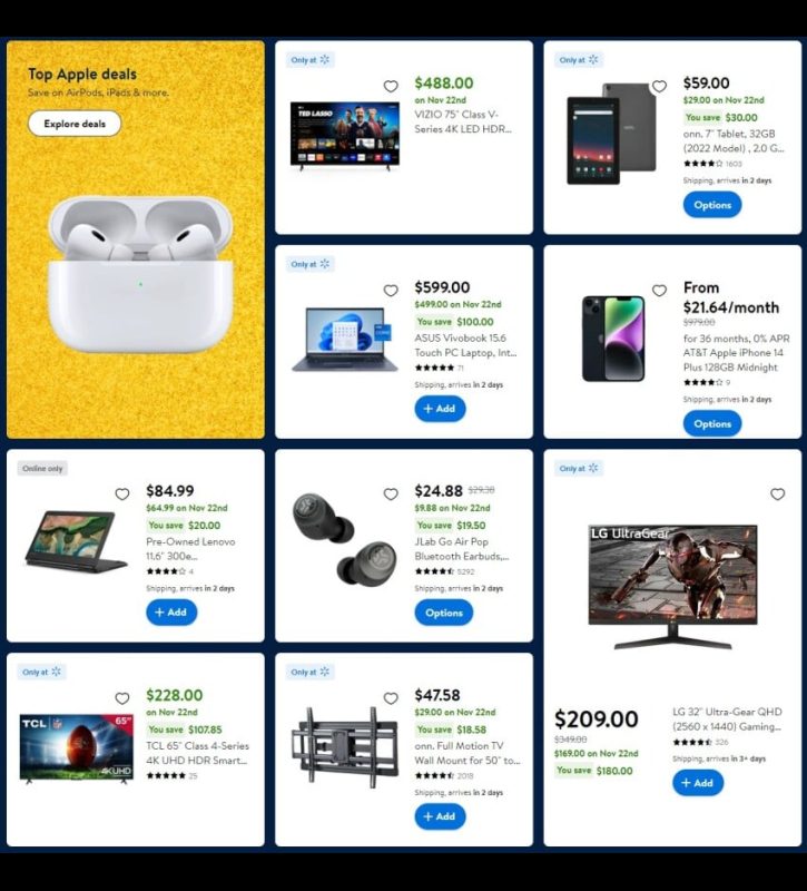 Walmart Black Friday 2023 viernes negro ofertas folleto (22)