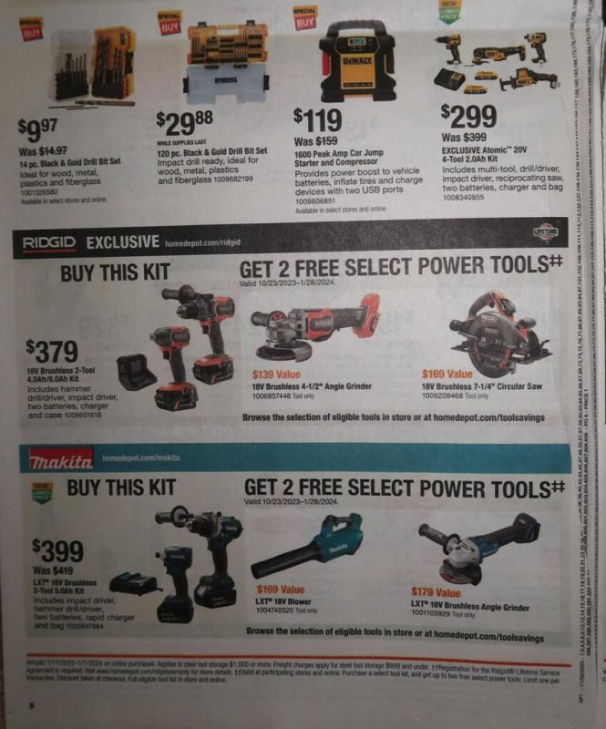 Home Depot Black Friday 2023 viernes negro ofertas folleto (12)