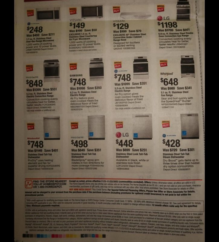Home Depot Black Friday 2023 viernes negro ofertas folleto (24)