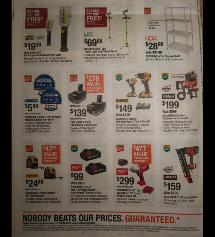 Home Depot Black Friday 2023 viernes negro ofertas folleto (28)