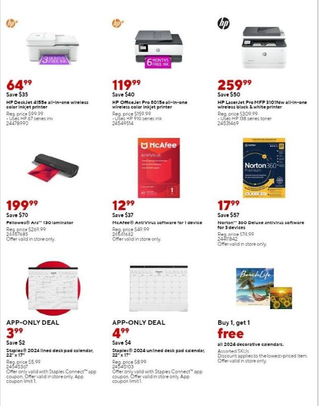 Staples Black Friday 2023 viernes negro ofertas folleto (13)