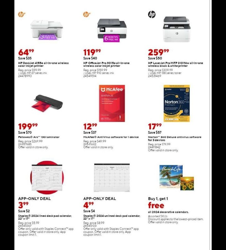 Staples Black Friday 2023 viernes negro ofertas folleto (13)