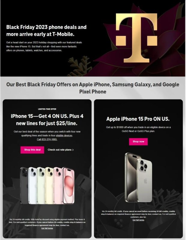 T Mobile Black Friday 2023 viernes negro ofertas folleto (1)