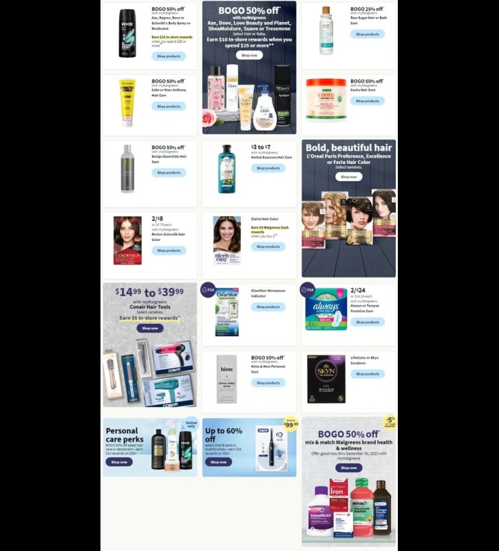 Walgreens Black Friday 2023 viernes negro ofertas folleto (12)