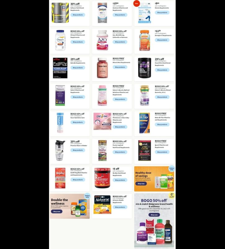 Walgreens Black Friday 2023 viernes negro ofertas folleto (4)