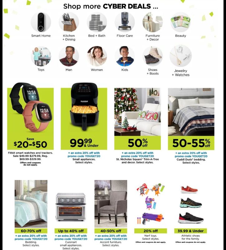 kohls cyber monday lunes 2020 2