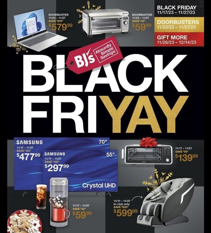 BJs Wholesale Black Friday 2023 viernes negro ofertas folleto (1)