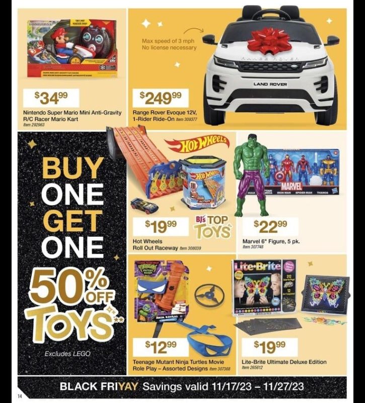 BJs Wholesale Black Friday 2023 viernes negro ofertas folleto (14)