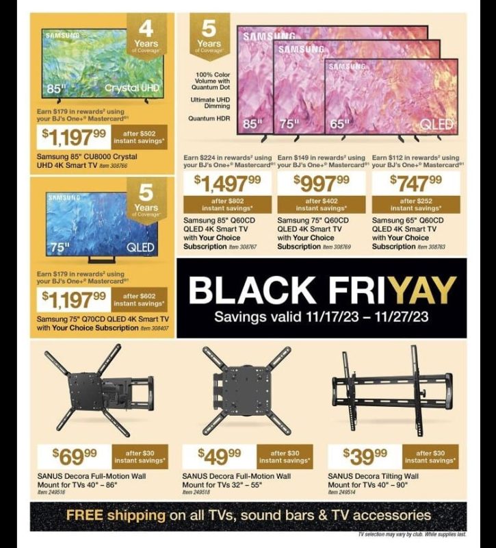 BJs Wholesale Black Friday 2023 viernes negro ofertas folleto (3)