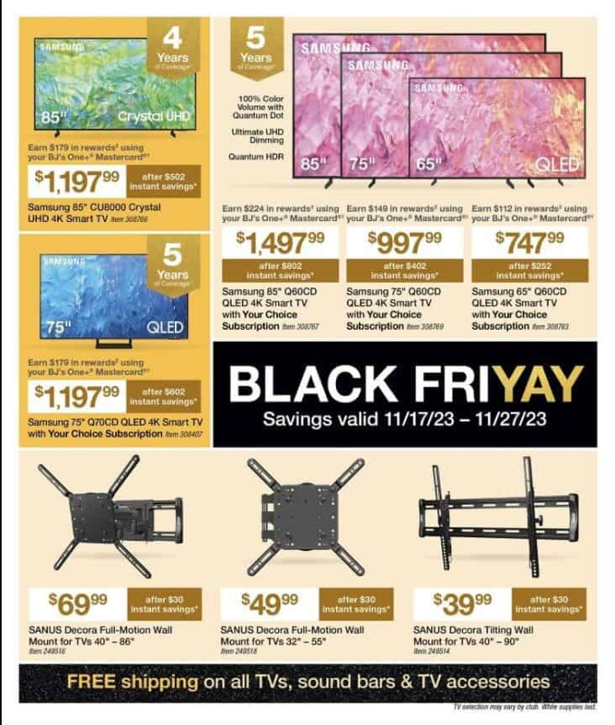 BJs Wholesale Black Friday 2023 viernes negro ofertas folleto (3)