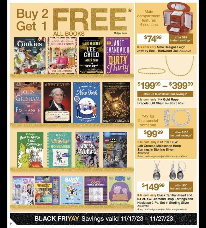 BJs Wholesale Black Friday 2023 viernes negro ofertas folleto (34)