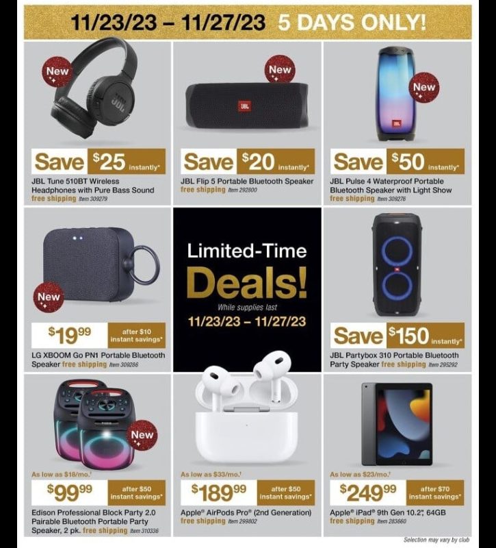 BJs Wholesale Black Friday 2023 viernes negro ofertas folleto (47)