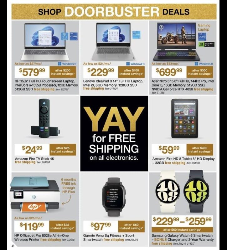 BJs Wholesale Black Friday 2023 viernes negro ofertas folleto (48)