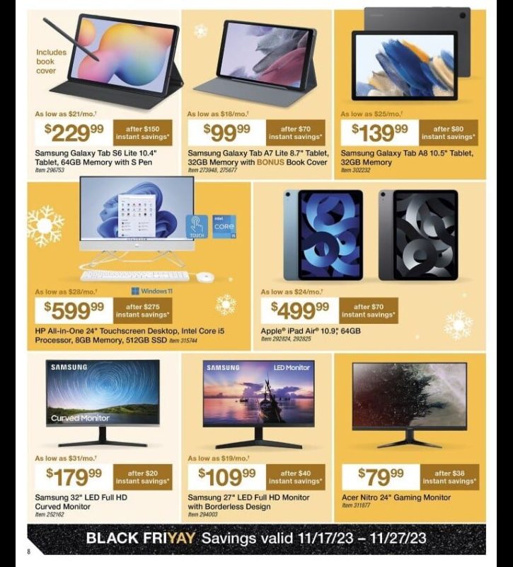BJs Wholesale Black Friday 2023 viernes negro ofertas folleto (8)