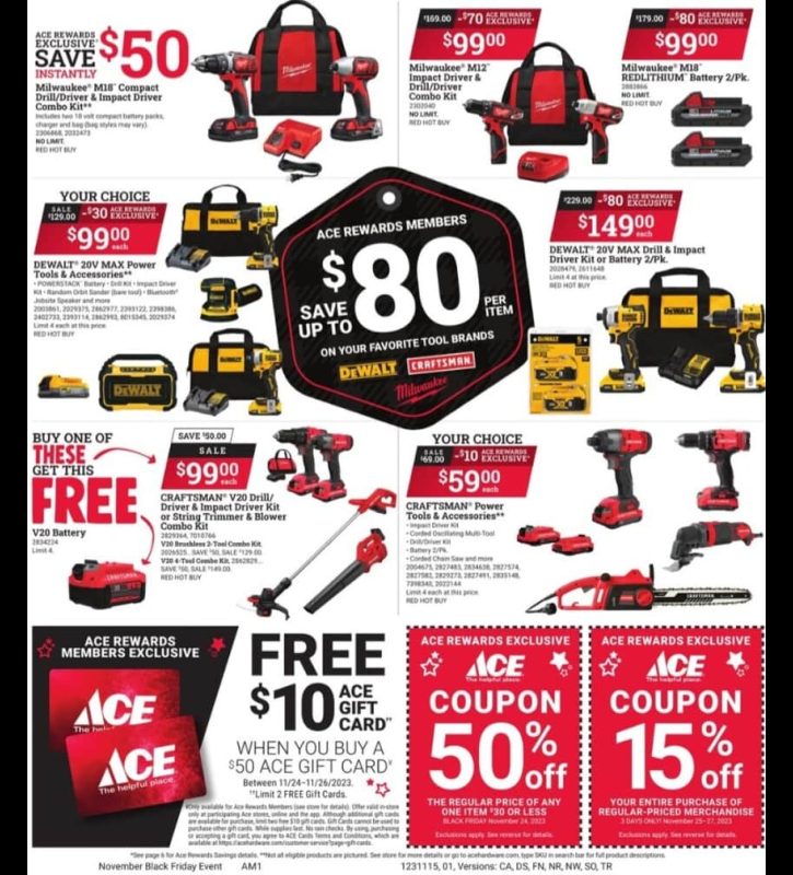 Ace Hardware Black Friday 2023 viernes negro ofertas folleto (2)