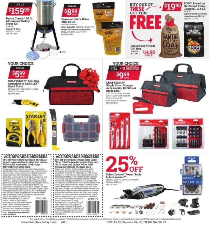 Ace Hardware Black Friday 2023 viernes negro ofertas folleto (4)