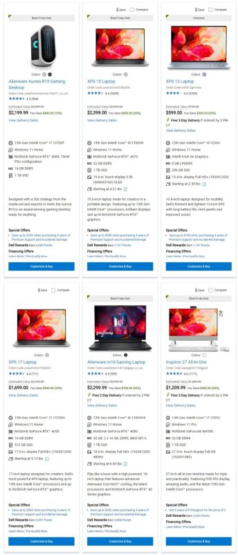 DELL Black Friday 2023 viernes negro ofertas folleto (10)